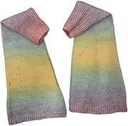 [Hellery] Knitted Leg Warmers Flared Lengthened Boot Socks Ankle Heap Socks for Women Girls