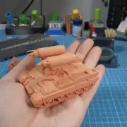 1/72 Tank Russia "BTR-T S8 rocket launcher" unpainted Kit Model(3D printed)