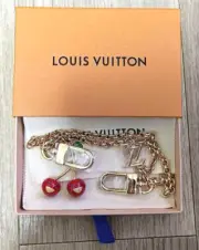 Louis Vuitton x Takashi Murakami Cherry Bag Chain M02598 Auth LV x TM