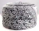 Bohemian Ombre Mandala Pouf Ottoman Floor Pillow Vintage Indian Chair Bean Bag
