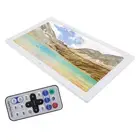 17in HD Digital Picture Frame With RC Clock Calendar 100‑240V 1440x900 Elect DOB
