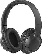 NEVKA Pure Bass Wireless Noise Cancelling Headphones, Bluetooth Over Ear Headphones for Men Women,48 Hours Battery Life,Over Ear Headphones for Indoor,Outdoor,Computer,Smartphone,TV,etc (Black)