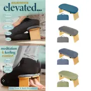 Meditation Bench Yoga Bench for Extended Practice for Kneeling or Sitting, Home