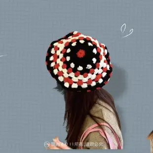 【ZOII 佐壹】小菠蘿針織貝雷帽(八角帽 老帽 報童帽 小偷帽 貝雷帽 畫家帽 #106054)