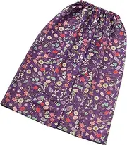 ASK-PMA2-ASF-NVY Dry Dry Cloth Towel, 32.7 x 49.2 inches (83 x 125 cm), Asian Small Flowers, Super Absorbent, Quick Drying, Photocatalyst, Lightweight, Change Towel,