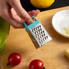 Stainless Steel Mini Four-Sided Grater Planer Peel Cutter Fruit Ginger Garlic CR