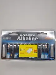 AA Long Lasting Alkaline 30 pack Batteries by Generate