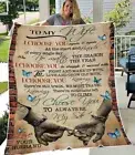 To My Wife Fleece Blanket Gift From Husband For Wife Blanket Gift Birthday Xmas