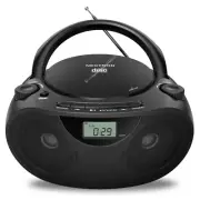 Portable Stereo Cd Player Boombox With Am/fm Radio Bluetooth Usb Auxin Headphone