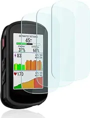 Duttek Glass Screen Protector Compatible for Garmin Edge 540 and Garmin Edge 840 Empered Glass Screen Protector, 2.5D Arc Edges 9H HD Anti-Fingerprint 3-Pack