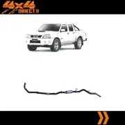 AUSTRALIAN MADE 4X4 EXHAUST FOR NISSAN NAVARA D22 01-14 YD25-Ti NO CAT SML MUFF (for: Nissan)