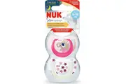 NUK Star Day & Night Silicone Soother 6-18 months 2 Pack (Assorted)