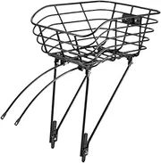 ａ aternee Rear Bicycle Basket Black Carrying Stylish Cycling Accessories Cargo Basket Luggage Storage Organizer for Cycling Outdoor