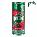 PERRIER法國沛綠雅天然氣泡礦泉水-草莓風味(250MLX30罐/箱)