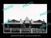 OLD POSTCARD SIZE PHOTO RENMARK SOUTH AUSTRALIA THE TOWN HOSPITAL c1925