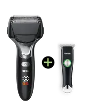 5 Blade Wet & Dry Electric Shaver & Mini Trimmer Combo