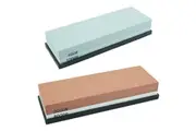 400/1000+3000/8000 Dual Whetstone Set Knife Sharpening Water Stone Wet Sharpener with Non-Slip Stand Holder