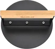Burger Press, 6" round Heavy-Duty Cast Iron Smash Bacon Press Meat Steak Press