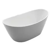 Paola Freestanding Acrylic Bath, Gloss White