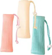 WEKADRIN Bar Soap Bag Set 3 Pack Mesh Soap Bags Shower Soap Pouches Easy Closure Design Quick Drying