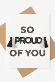 [Typo] Typo - Luxe Tassel Cards - So proud of you SOLID SO PROUD OF YOU
