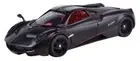 Pagani Huayra Matt Black with Red Interior 1/24 Diecast Model Car