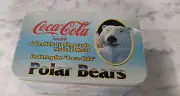 Coca Cola Polar Bears Metal Trading Cards In Tin