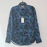 Robert Graham - Colorful Long Sleeve | Size: Medium | Style: Leafy Dreams | NWT