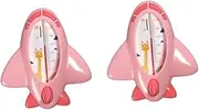SWOOMEY 2pcs Baby Bathing Water Adorable Shape Bathing Toys Temperature Sensor for Baby Bath