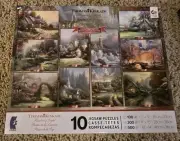 Thomas Kinkade Collector's Edition "Painter of Light" Set of 10 Puzzles
