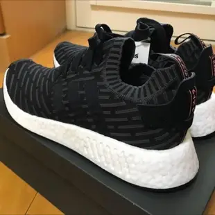 Adidas NMD R2 PK primeknit 編織 黑粉 愛迪達 女鞋 boost BA7239