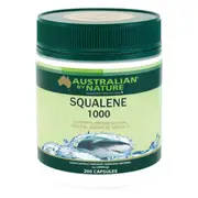 Australian by Nature Squalene 1000mg 200 Capsules