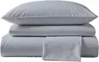 , Queen Size Bed Sheet Set, 4 Piece Bedding, 285 Thread Count, Breathable & Cool
