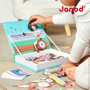 法國Janod 磁鐵遊戲書-奧運小百科