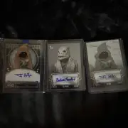 STAR WARS AUTOGRAPH LOT OF Rusty Goffe Barbara Saurin