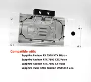 Granzon Full Coverage GPU Water Block For Sapphire Radeon RX 7900 XTX Nitro +