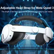 Head Strap Replacement Meta Quest 3 Adjustable Comfortable VR Video Gaming Accessories Lightweight Elite Replacement Support