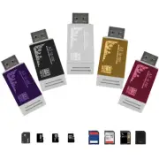 Acuvar Ultra High Speed Memory Card Reader & Writer for SD, SDHC, SDXC, MicroSD,