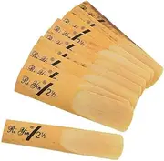 Portable 2.5 Sax Reeds Set Saxophone Reeds 10pcs EB Reeds for Saxophone Woodwind Instrument Accessory Multicolor Alto saxphone Reeds
