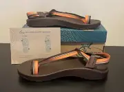 Chaco Mens Bodhi Sandal Belt Java Marron Toe Loop Adjustable New Size 10