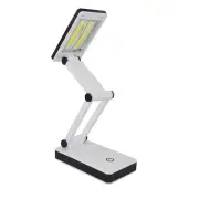 Folding LED Desk Lamp for Reading Touch Control Portable Compact Design White