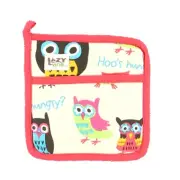 Hoo's Hungry Owl Pot Holder - NWT