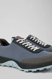 Drift Trail VIBRAM Gray Textile/Nubuck Sneaker for Men