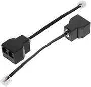 CIYODO Rj Splitter Adapter Double Telephone Adapter Phone Line Splitter Adaptor for Telephones