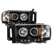 Spyder for Dodge Ram 1500 02-05 03-05 Projector Headlights CCFL Halo LED Black