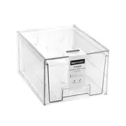 3 x Boxsweden Stackable Organiser Deep Drawer Home Kitchen Pantry Storage Box