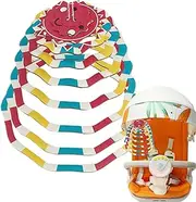 Baby Crib Toys - Wooden Rotating Sensory Bell Stand | Early Learning Mobile, Educational Cognitive Sensory Dangling Rattle Toy for Boys and Girls