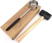 BEBEMOKO 1 Set Coconut Shell Opener Stainless Steel Coconut Opening Tool Kitchen Gadget