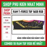 組合 10 RAM 團隊 T-FORCE DELTA RGB 8GB - 16GB 3200 正品