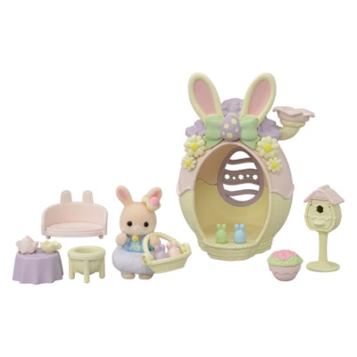 EPOCH Sylvanian Families Margaret Rabbit Easter Egg House Japan NEW